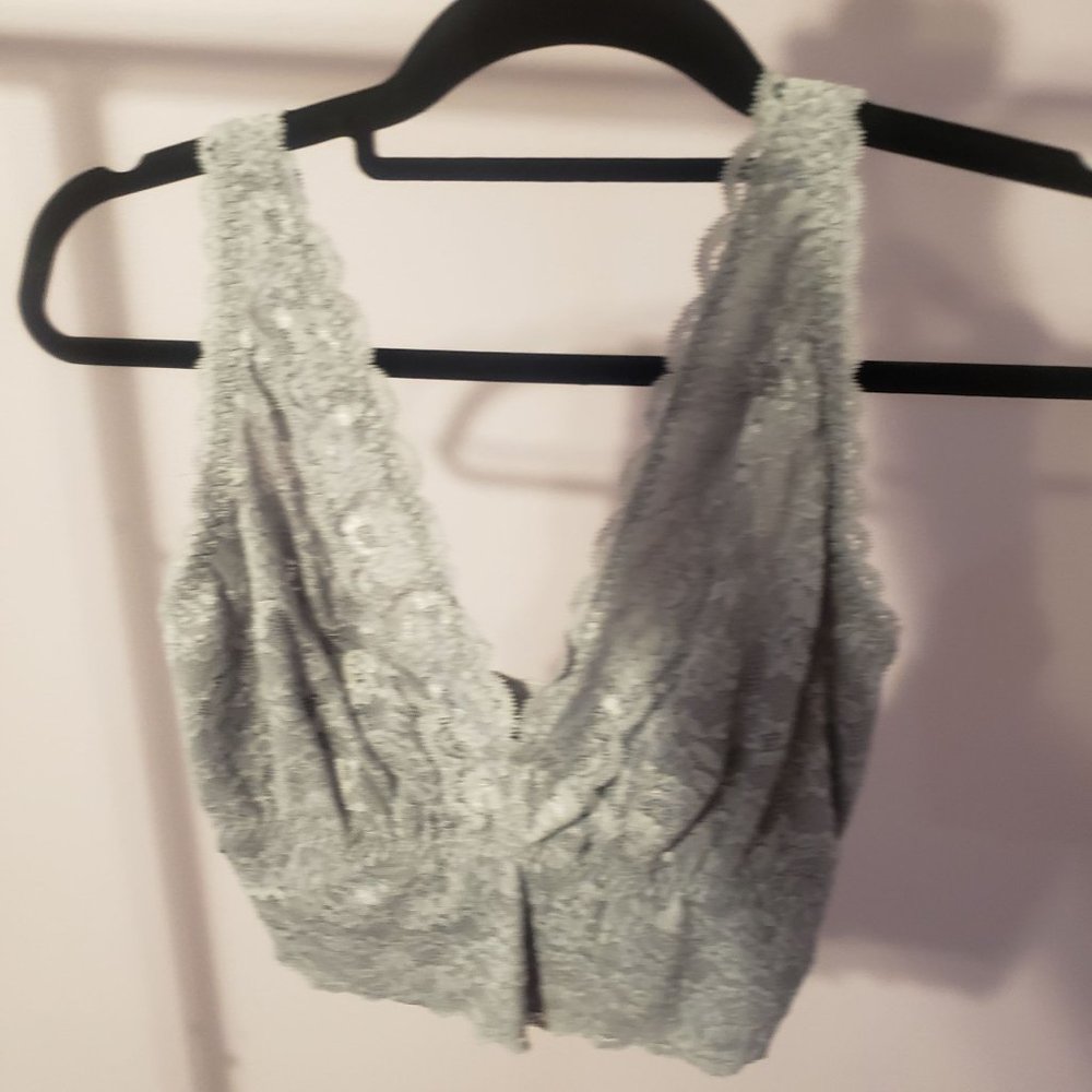Cosabella Never Say Never Curvy Plungie Longline Bralette Medium